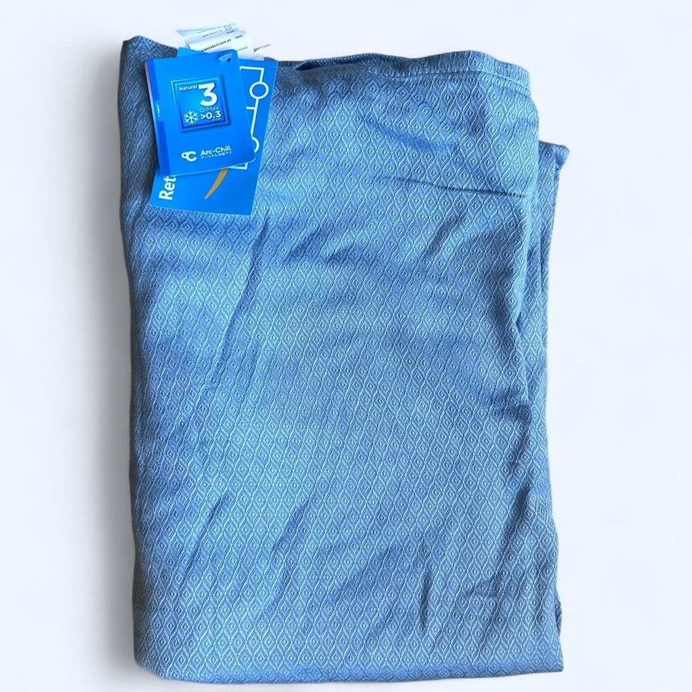 Queen blue arcteryx natural 3‎ Cooling flat sheet NWT Arc chill